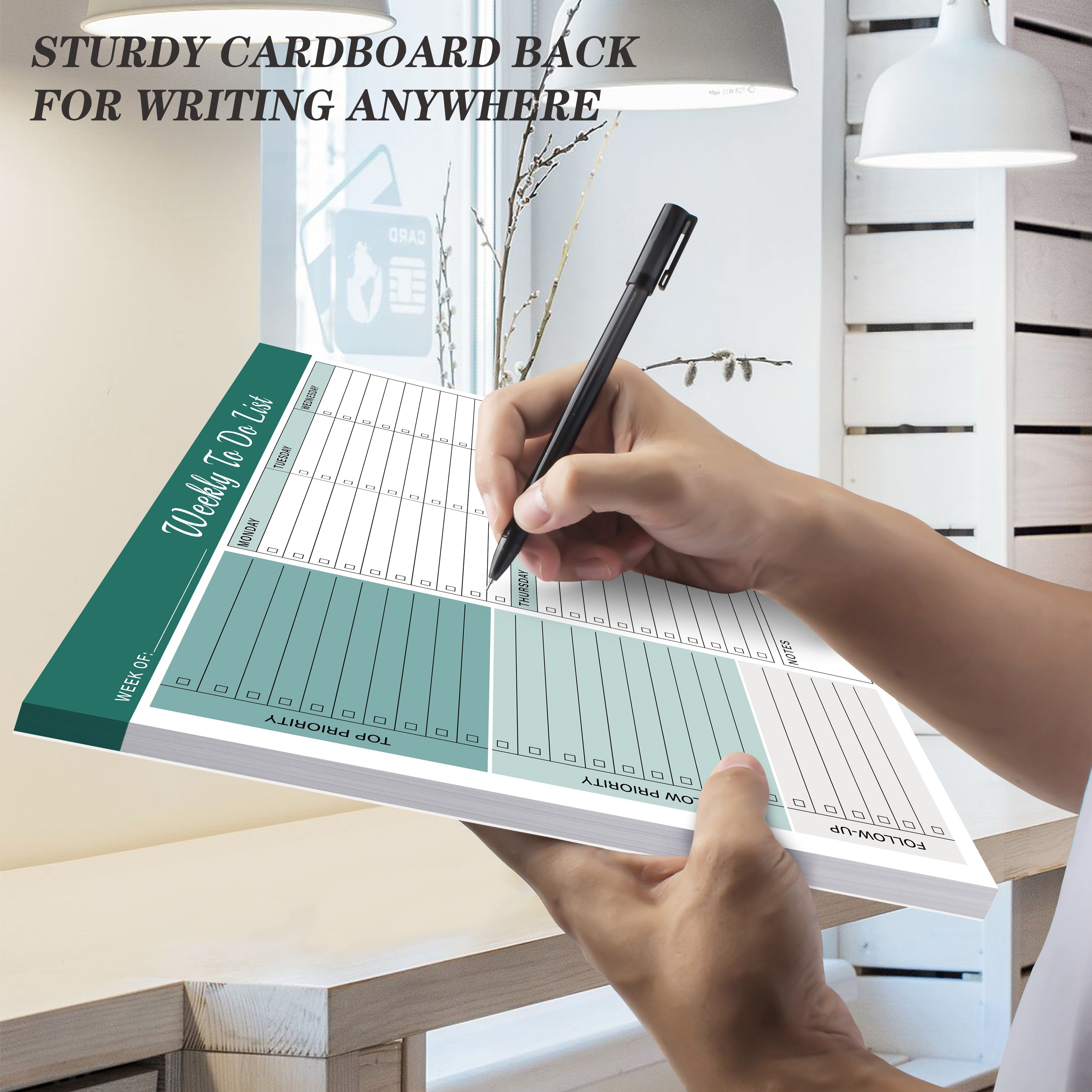 

Bubu A4 Spiral Planner - Daily & Weekly To-do List, Academic Study Notebook, Work Organizer For Students - English