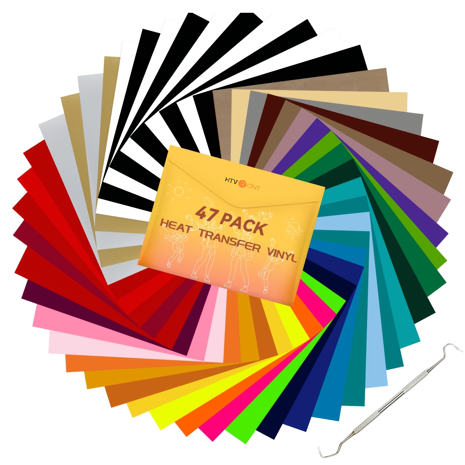 Image of Heat Transfer Film, 47 Sheets, 30cm X 25cm, T-shirt Heat Transfer Film