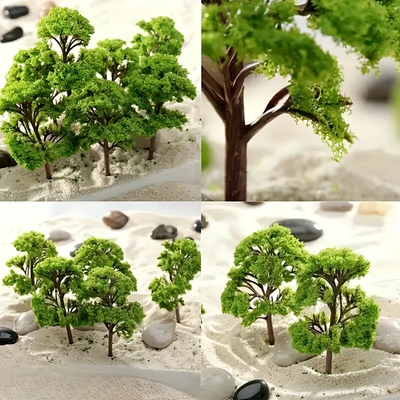 Attuslla Pack 4 Hojas De Simulación En Miniatura – Colores De Otoño Y Primavera Para Modelismo De Trenes, Dioramas Y Paisajes Ferroviarios