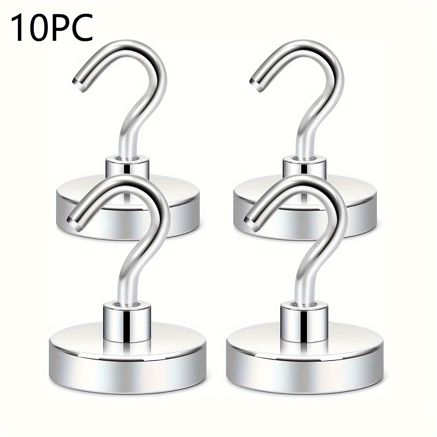 

10 Pack Strong Magnet Hooks Heavy Duty Magnetic Hooks For Home Kitchen
