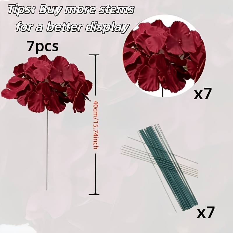 TEMU 14pcs Set Of High-end Artificial , Suitable For Weddings, Home, Courtyard, Garden, Balcony, Party, Office, Table, Birthday And Other Home