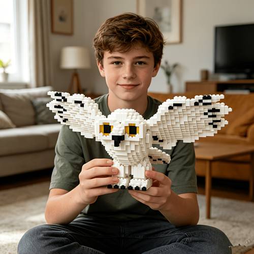 item picture 1000pcs new building block ornament living room decoration bedroom decoration high difficulty diy stress relief 3d puzzle holiday gift birthday gift party gift