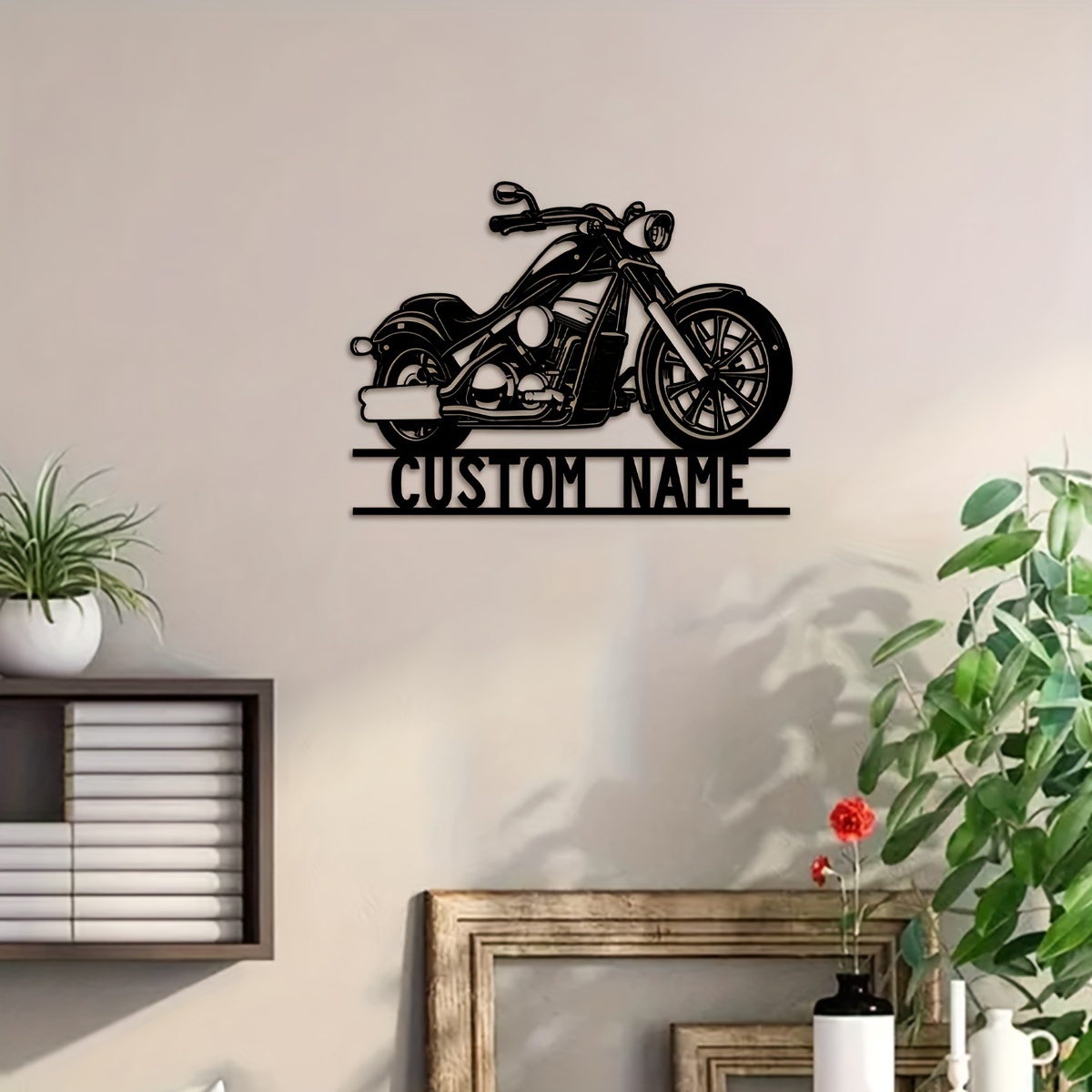 

[customization]1pc, Custom Metal Sign, Indoor And Outdoor Wall Sign, Home Decor, Personalized Gifts, Personalized Family Name, Rustic Home Decor, Gifts For Him Or Her, Motorcycle