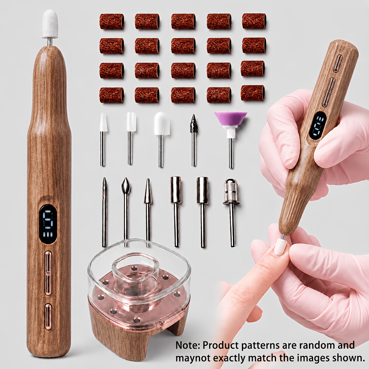 Professional Electric Nail Polish Remover & Polisher, USB Powered