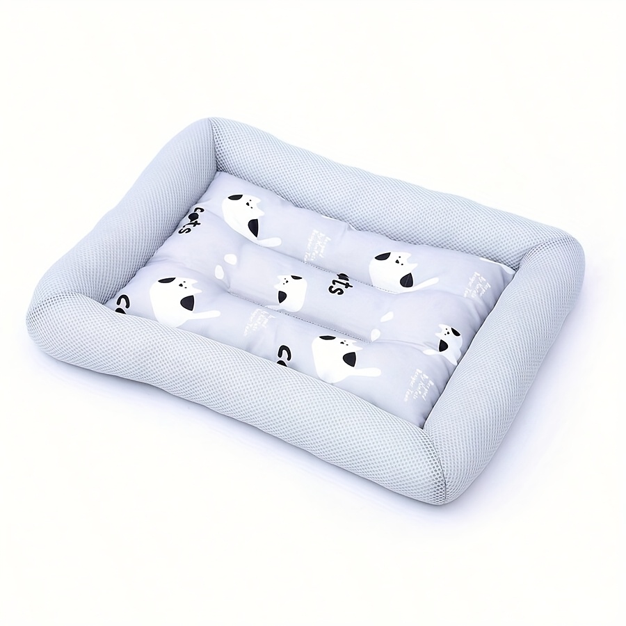 Pet Cooling Nest Breathable Ice- Mat for Cats Dogs, Polyester Fiber,  Uncharged Ideal for Summer Pet Care