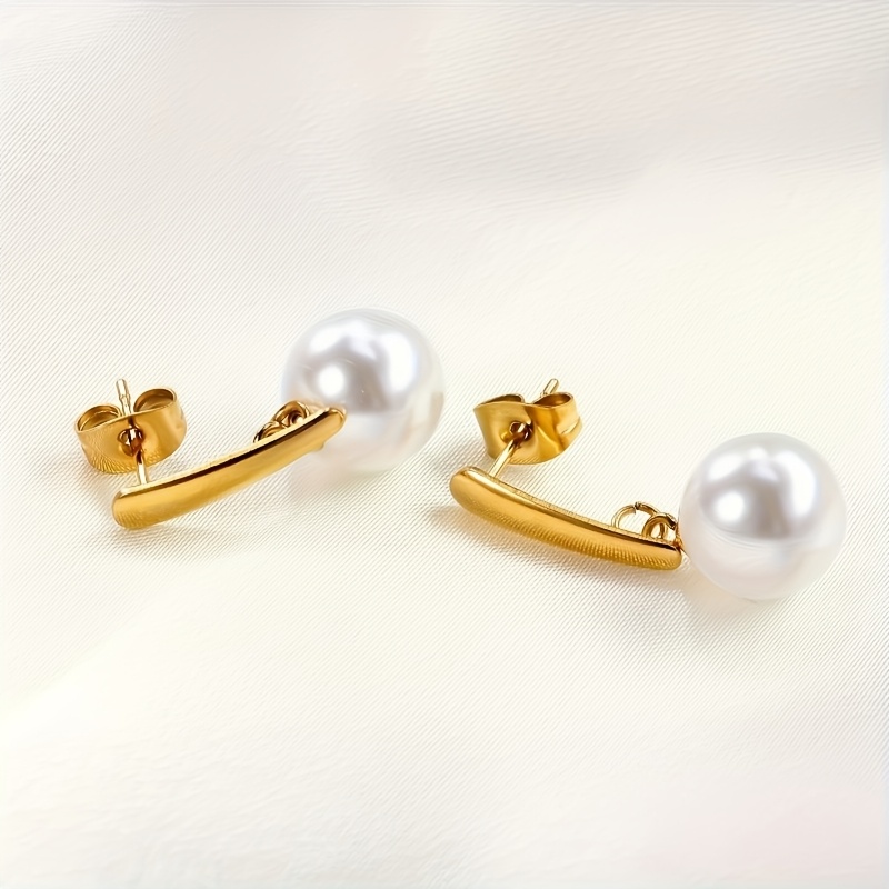Women's Bohemian Faux Pearl Earrings, Elegant Luxury Design