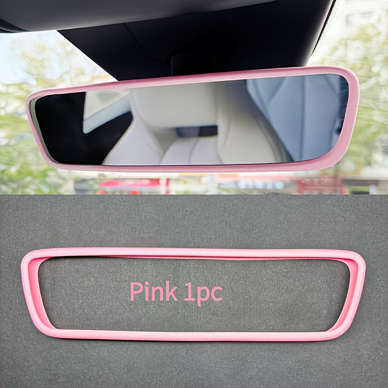 TEMU Car Rearview Mirror Protective Cover Decorative Cover Silicone Anti-collision Modification Additions Universal Type A Beautiful Scenery In Your