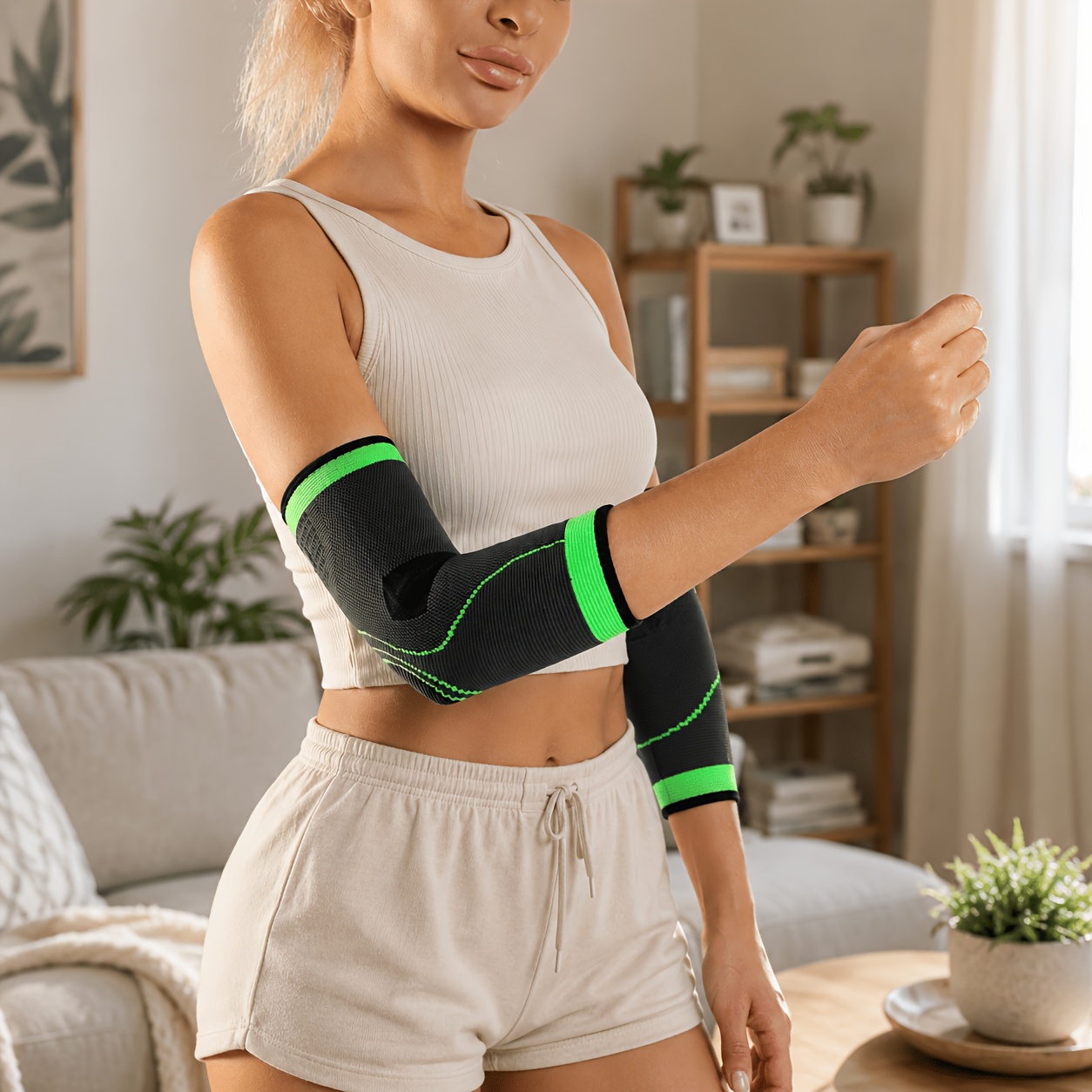 2pcs Comfortable Breathable Elbow Support Arm Sleeves