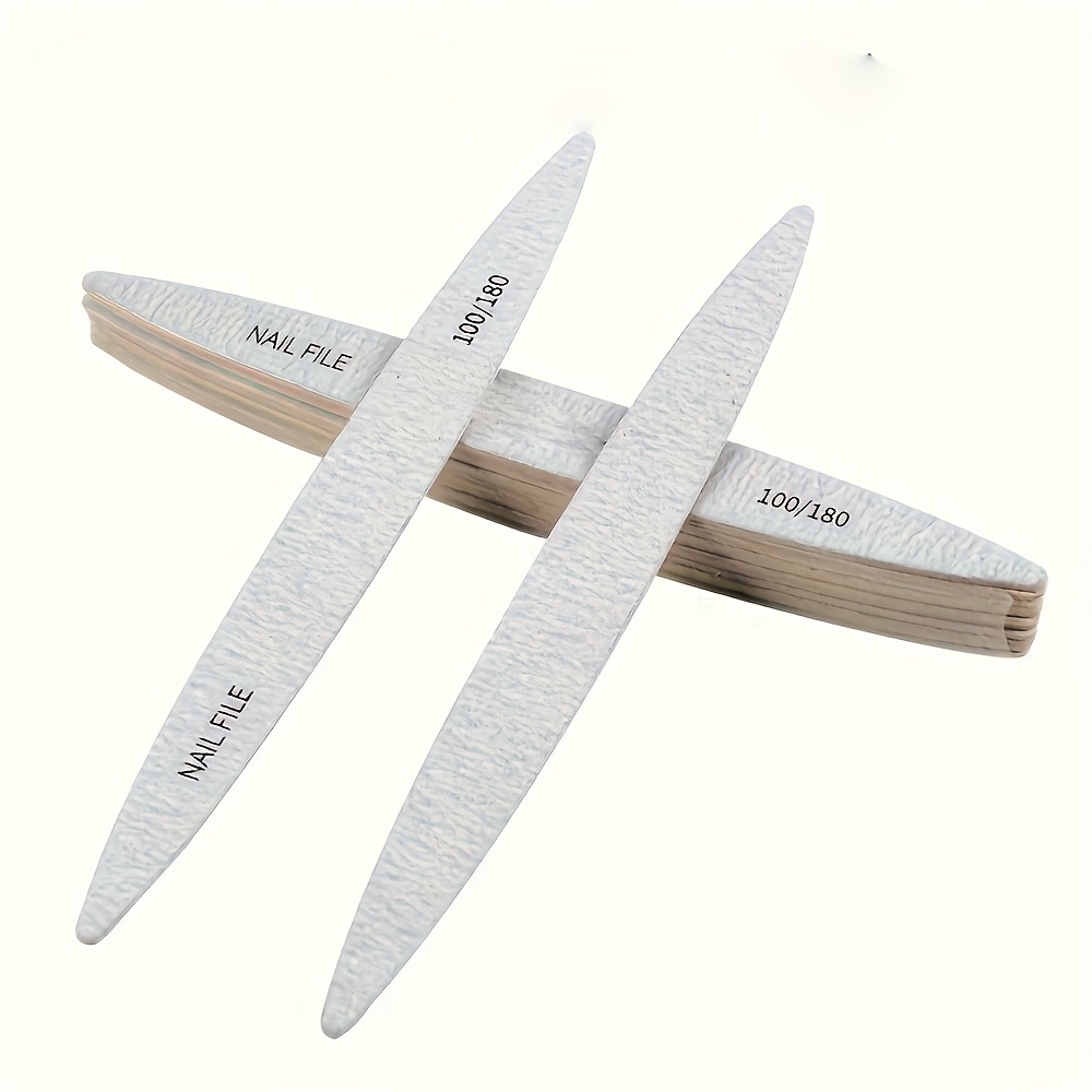 24pcs Oval Nail Files, Professional Nail Art Tools