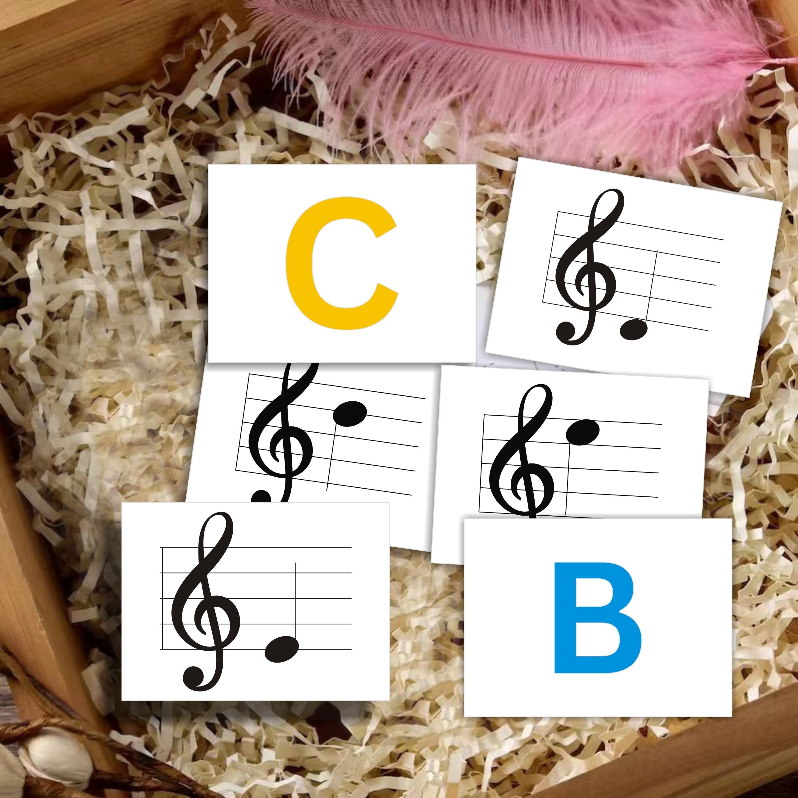 

Music Note Flashcards - Perfect Gift For Music Lovers, No Power Needed, Ideal For Stationery & Gift Wrapping