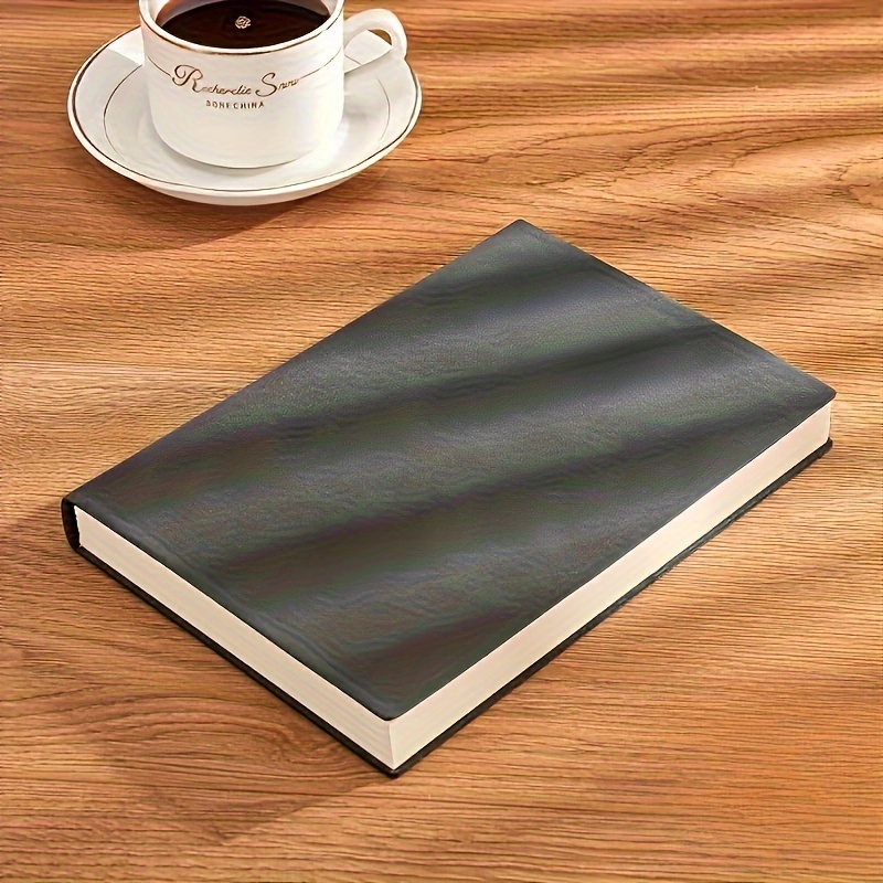 E-shop Premium Notizbuch aus Kunstleder - 200 Blatt/400 Seiten, gestrichelt, 21,08 x 14,73 cm - Perfektes Geschenk für Männer und Frauen, ideal für