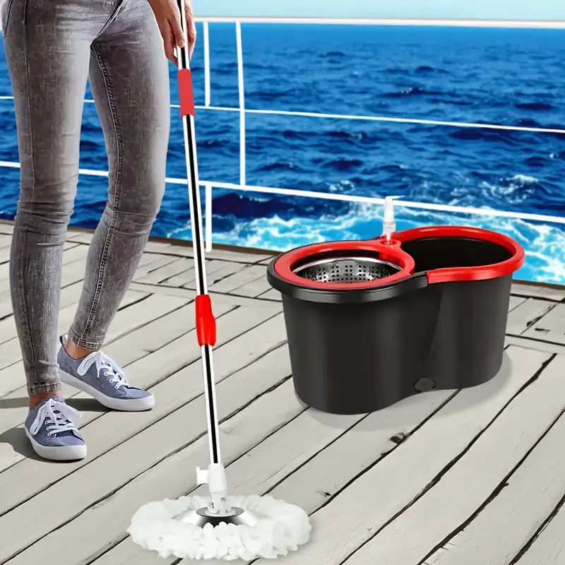 Spontex Full Action System X’TRA Set Sistema Lavapavimenti Con Secchio Manico E 2 Ricambi In Microfibre - Foto 7