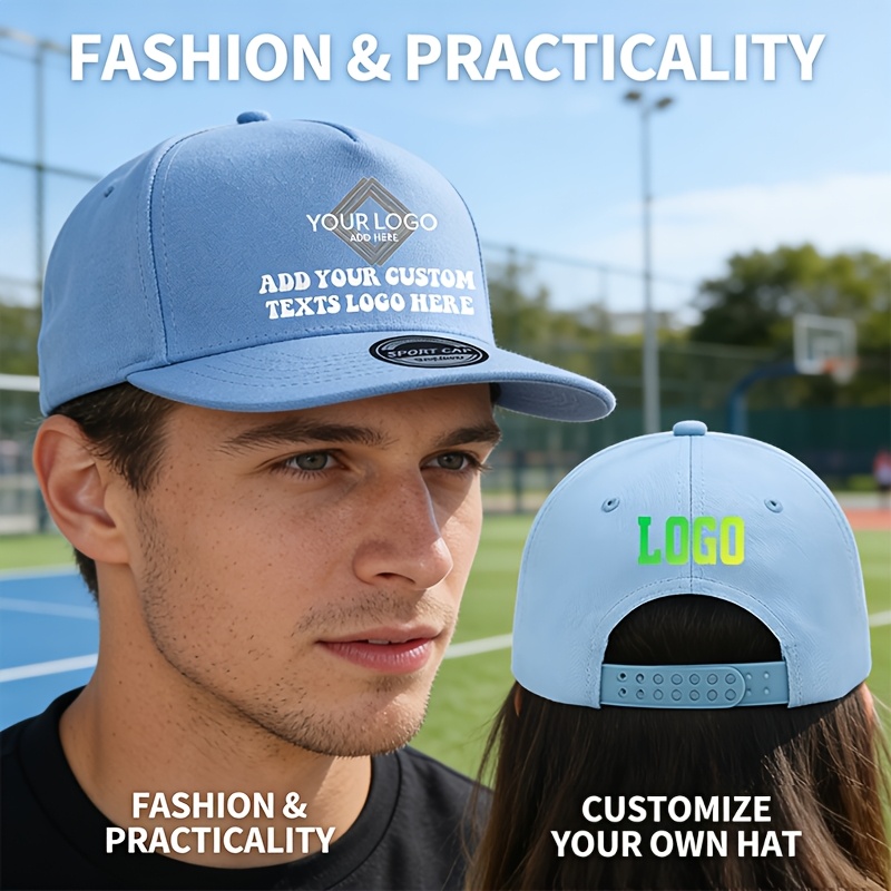 7pcs LEADAYS Logo Baseball Caps with Personalised Text/Logo