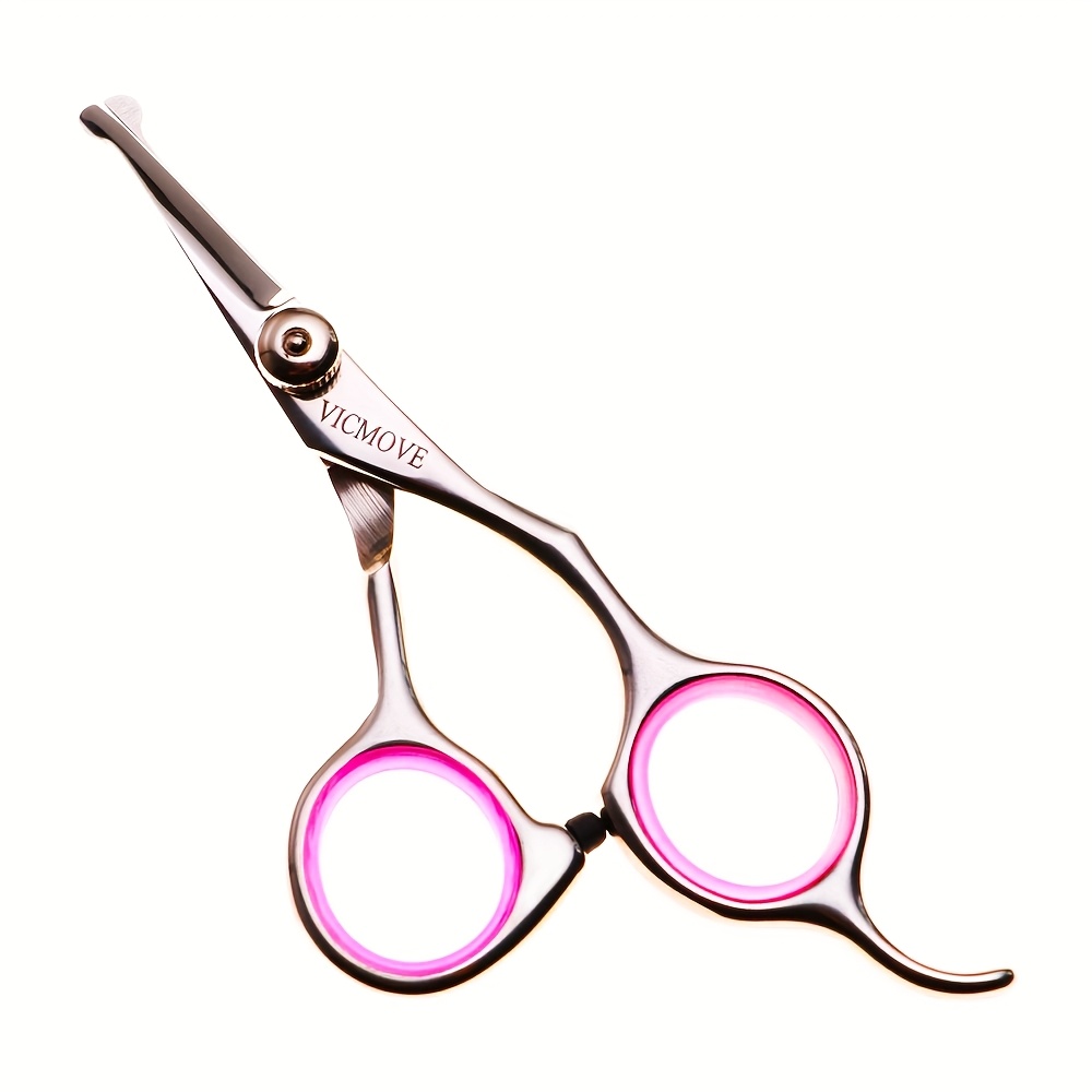 TEMU Pet Hair Scissors Grooming Safety Round Head Scissors Shears Feet Ear Eye Hair Trimming Style