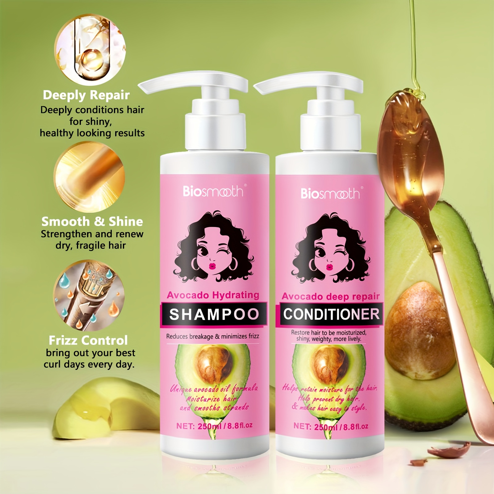 moisturizing   shampoo and conditioner set     and   oil           day   details 2