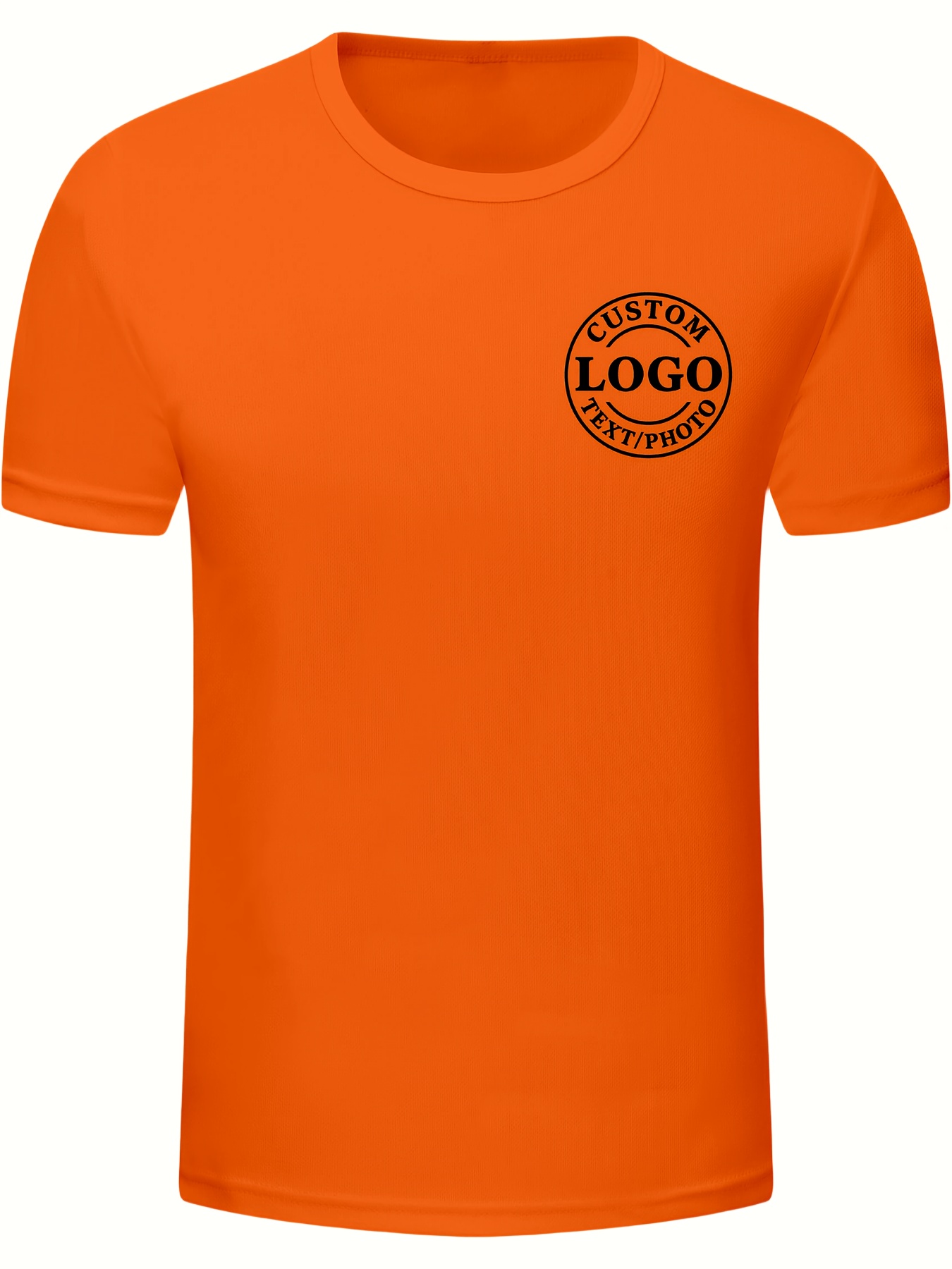 custom logo double sided print t shirts breathable polyester - Temu Canada, image size:800x1067