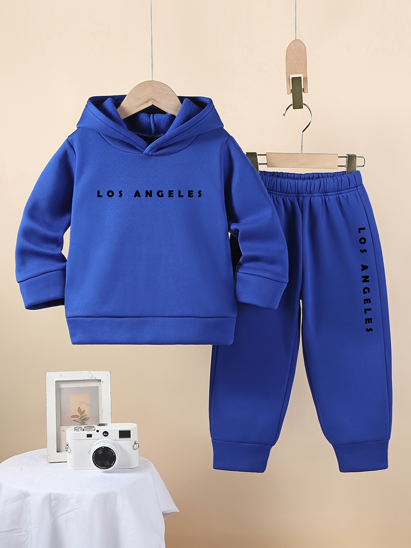 Boys Cozy Fleece Lined Hoodie and Joggers Set