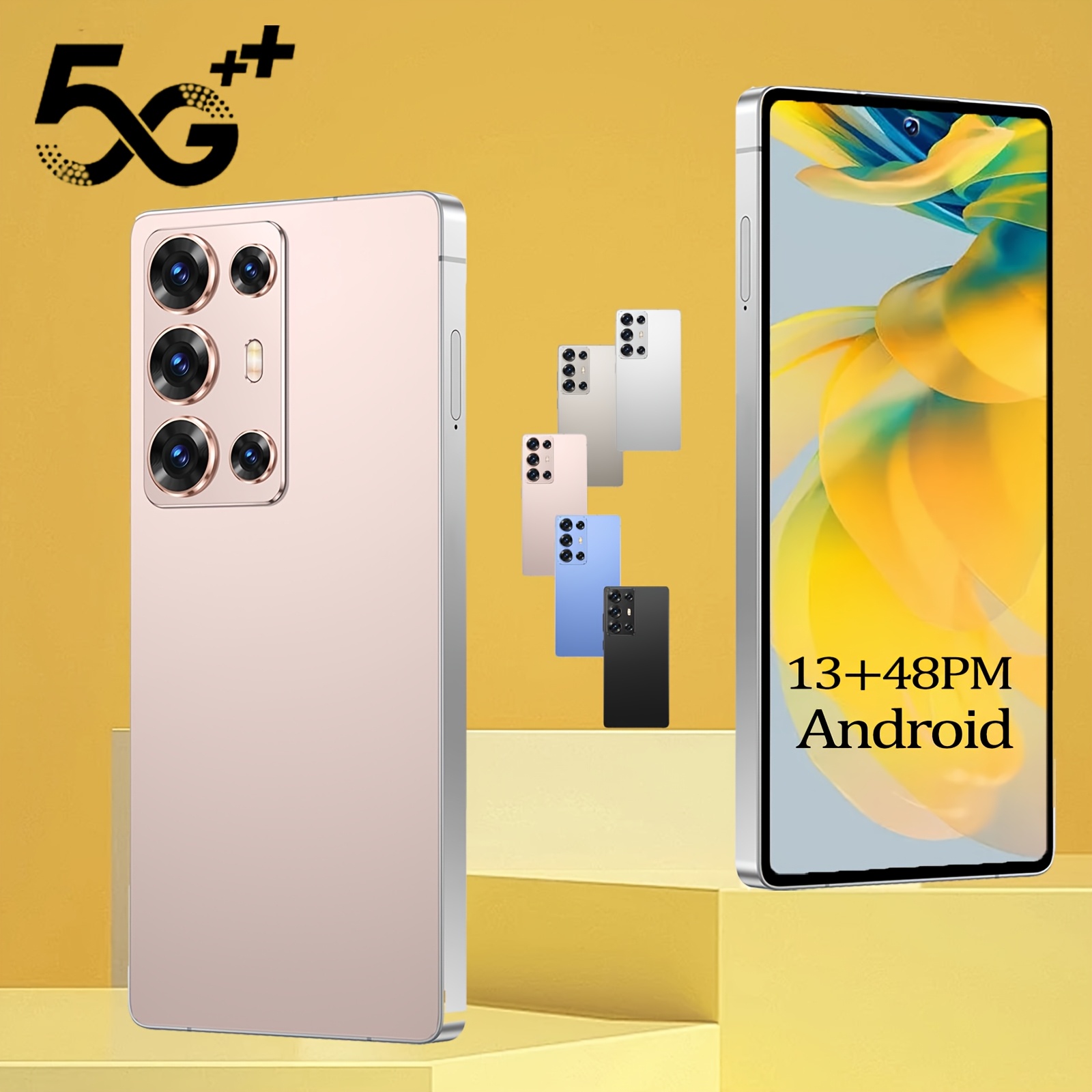 Powerful 6+64GB Unlocked 5G Cell Phone, 6.8 Inch HD Screen