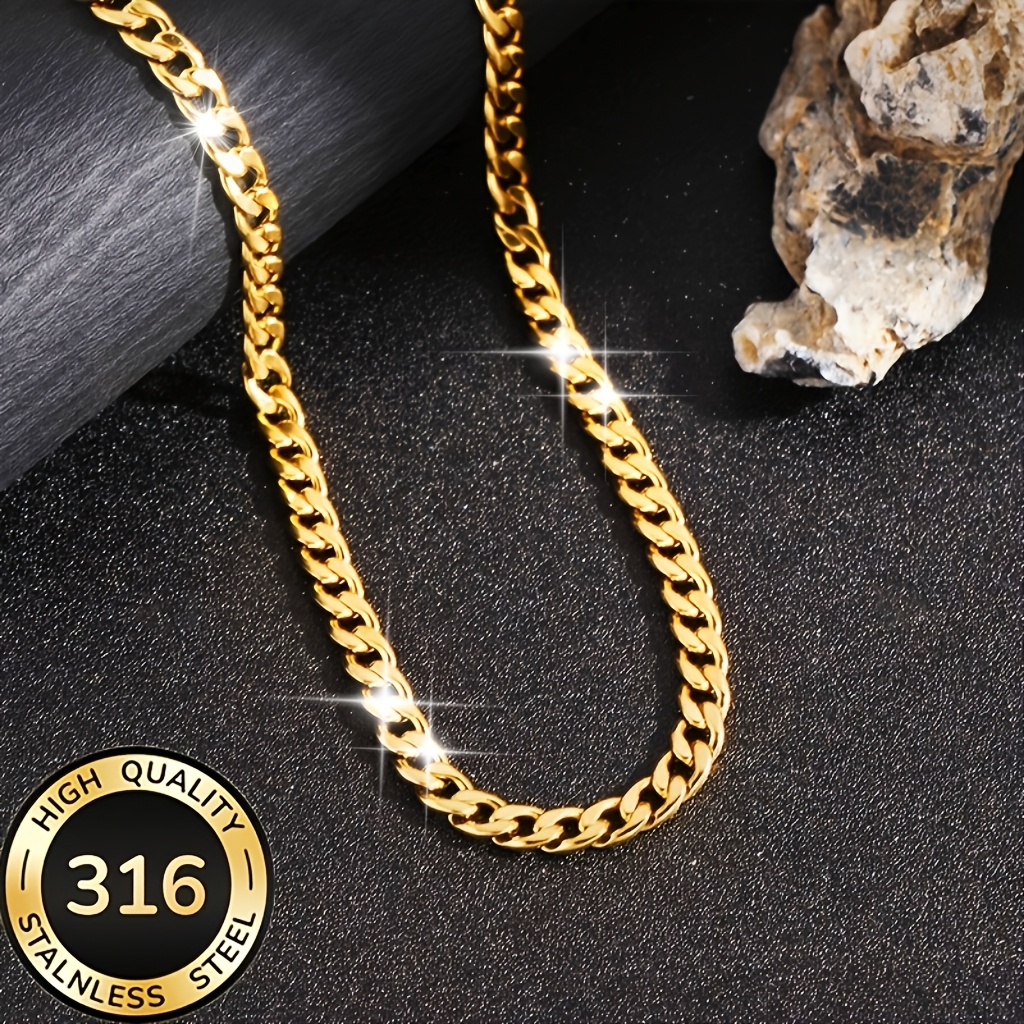 Miami Street Style Thick Cuban Chain Necklace, Unisex