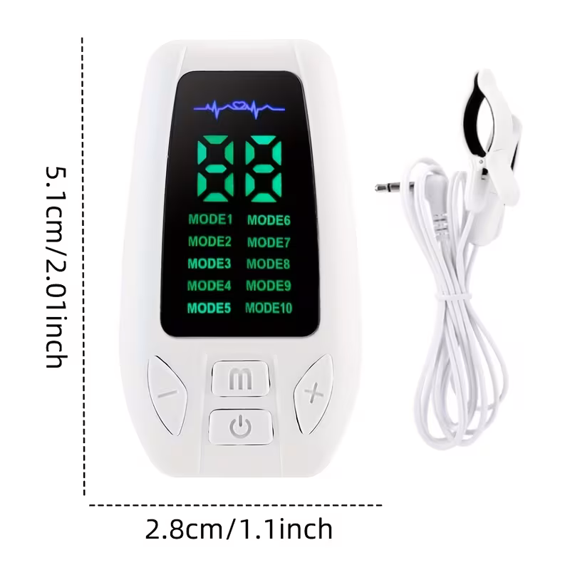 ems low frequency device portable ear clip sleep aid 10 and 30 adjustable intensities relaxing the through microcurrent stimulation better entry into Product details 3