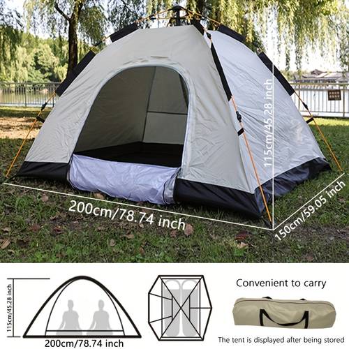 single door single window outdoor tent quick setup good ventilation and lighting mosquito and insect resistant ideal for comfortable outdoor camping tent