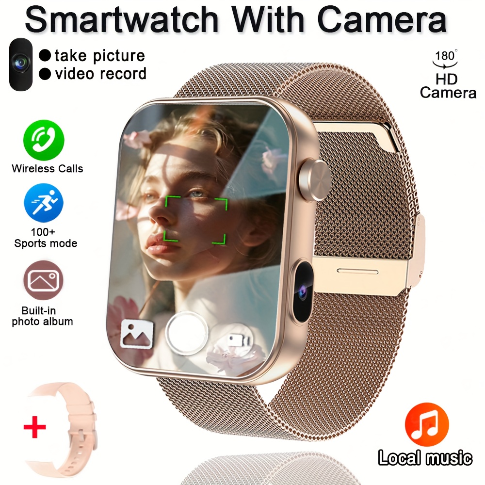 Image of Smartwatch For Taking Photos, Recording Audio, And Recording Videos In 2025, Equipped With A Built-in Camera, Fashionable And Sporty Smartwatch, Wireless Calling, And Multifunctional Smartwatch