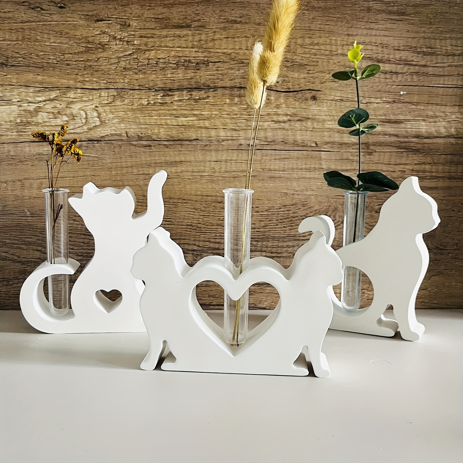 

Cat-shaped Silicone Vase Mold For Hydroponics & - Irregular Design, Flower Arrangements