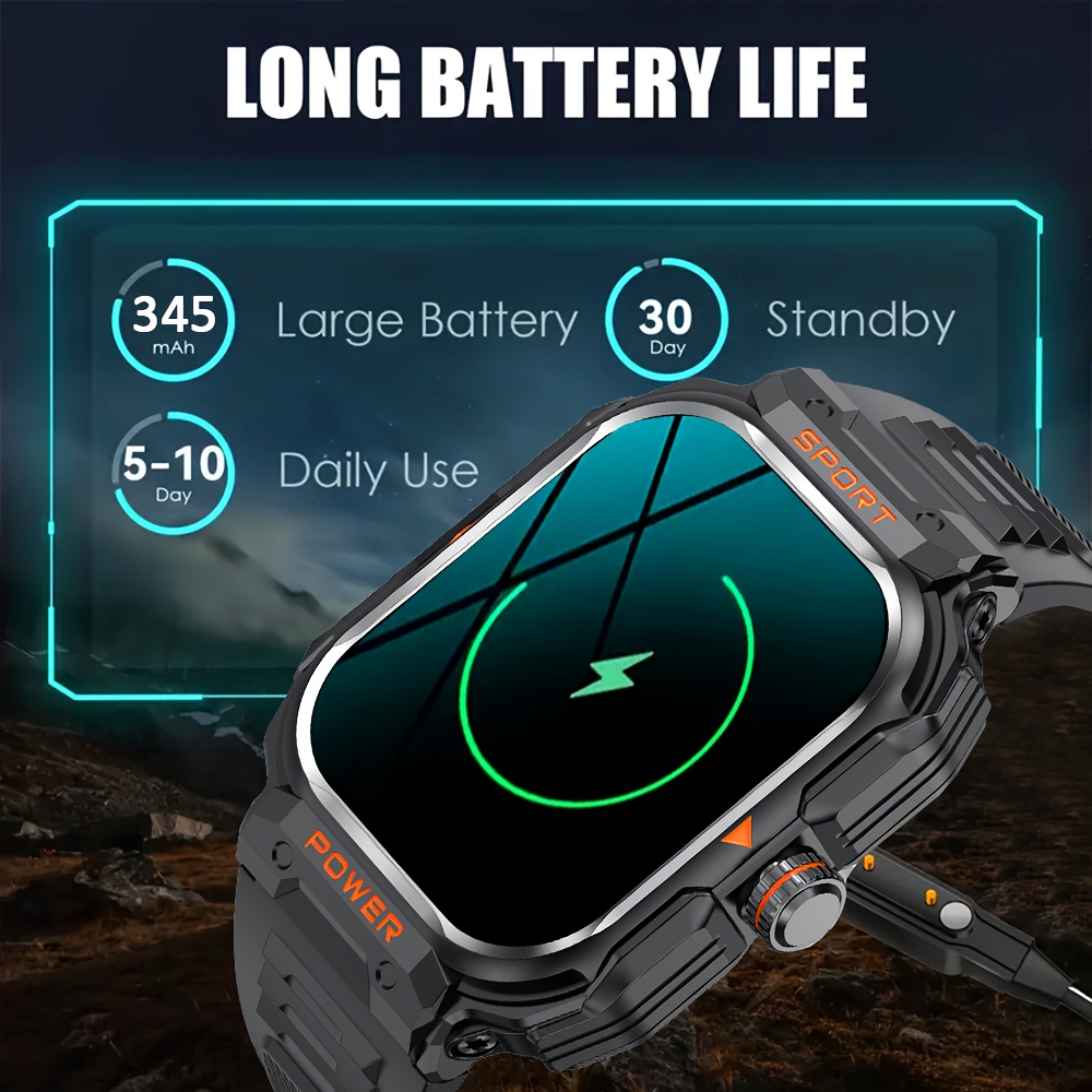 Latest Men's Smartwatch with 2-In-1 Wireless Headset