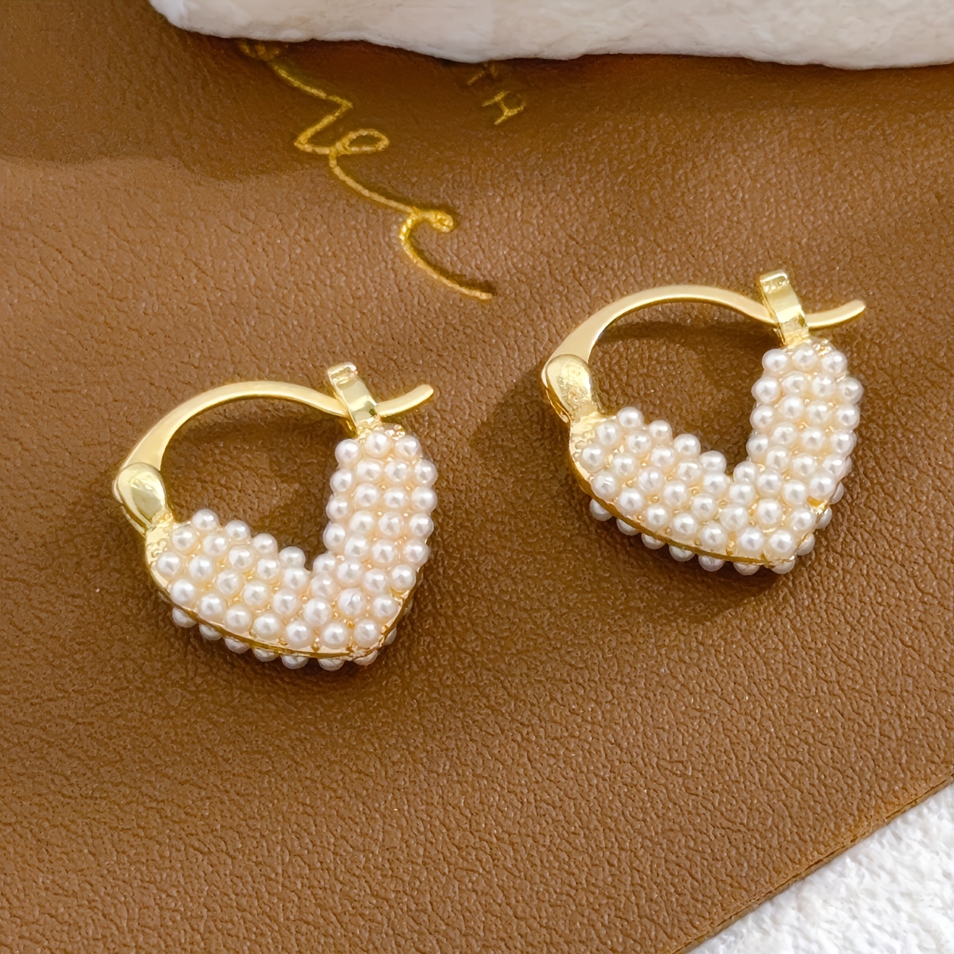 TEMU A Pair Of Lightweight, Elegant, And Exquisitely Stylish Women's Hoop Earrings Featuring A Unique And Minimalist , Suitable For Any Occasion Such