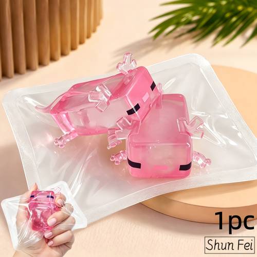 fei cute pink cartoon animal squeeze toys slow rebound textured sensory fidget toys for relax for a boy or a girl 1pc