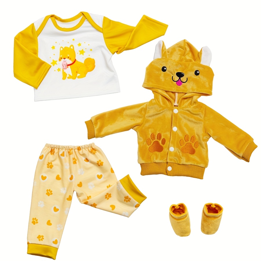 Cute Dog Suit Doll Clothes Fit For 43cm/17 Inch Doll, Not Doll, Festival Gift