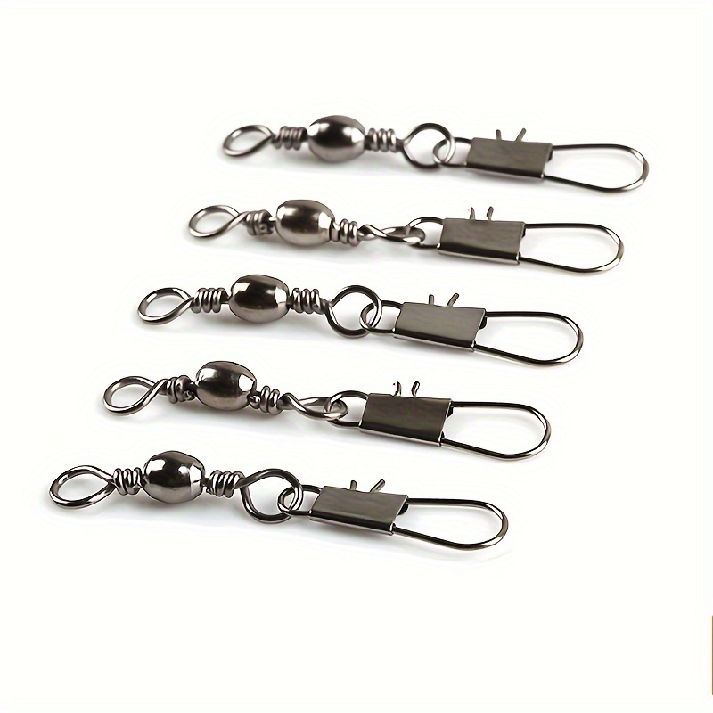 9km 3 Way Stainless Steel Swivels Ring Fishing Tackle - Temu Canada