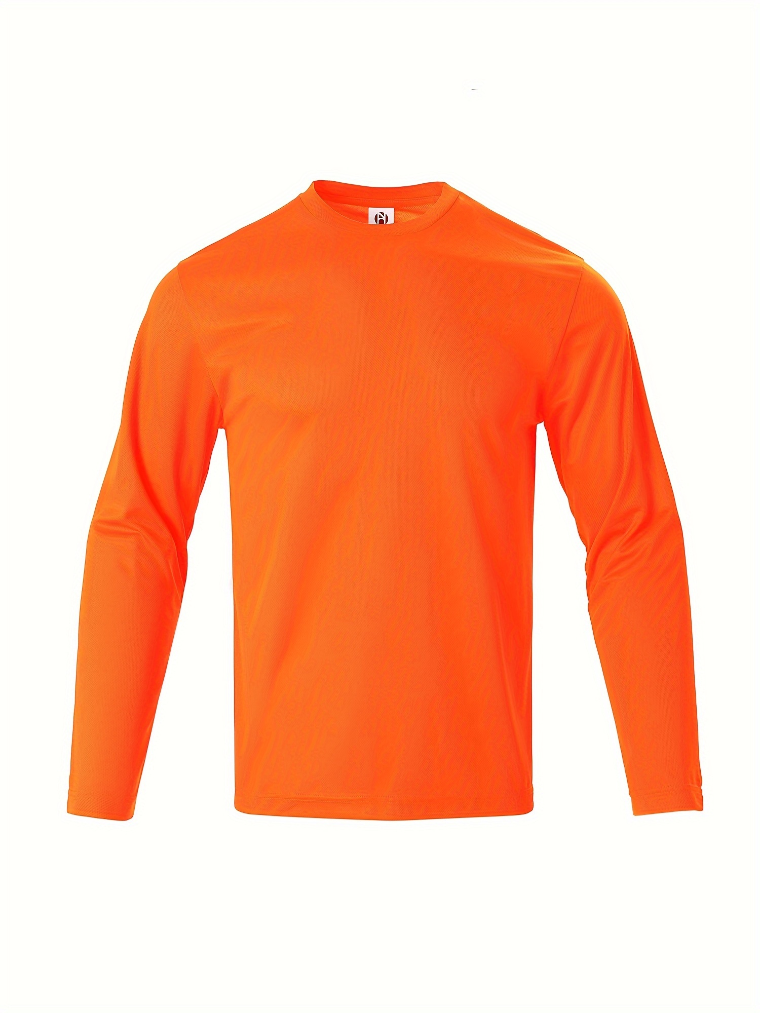 5-pack Set Of *'* Crew Neck Long Sleeve T-shirt, Breathable And Lightweight  Sports For Fitness Gym And Outdoors Sports Wear