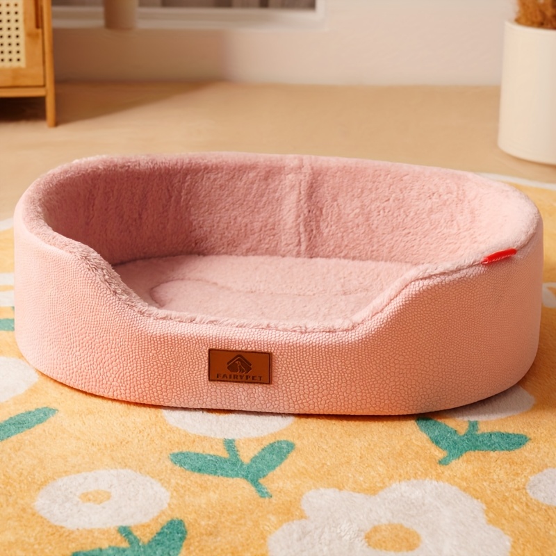 TEMU -season Dog Bed, Reinforced Non-slip Base, Removable And Washable, Suitable For , Multi-use In Living Room And Bedroom, Fits Small To Large Dogs