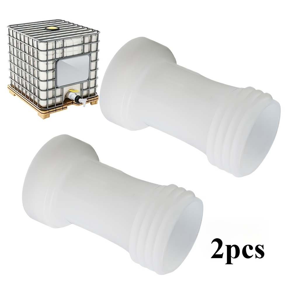 2pcs Tank Additions, Ibc Adapter S60 X 6 Extension Spacer, Tank Feed-through As Connection, Universal Water Duct For Tap Or Tap Outlet Tap Pack Of 2