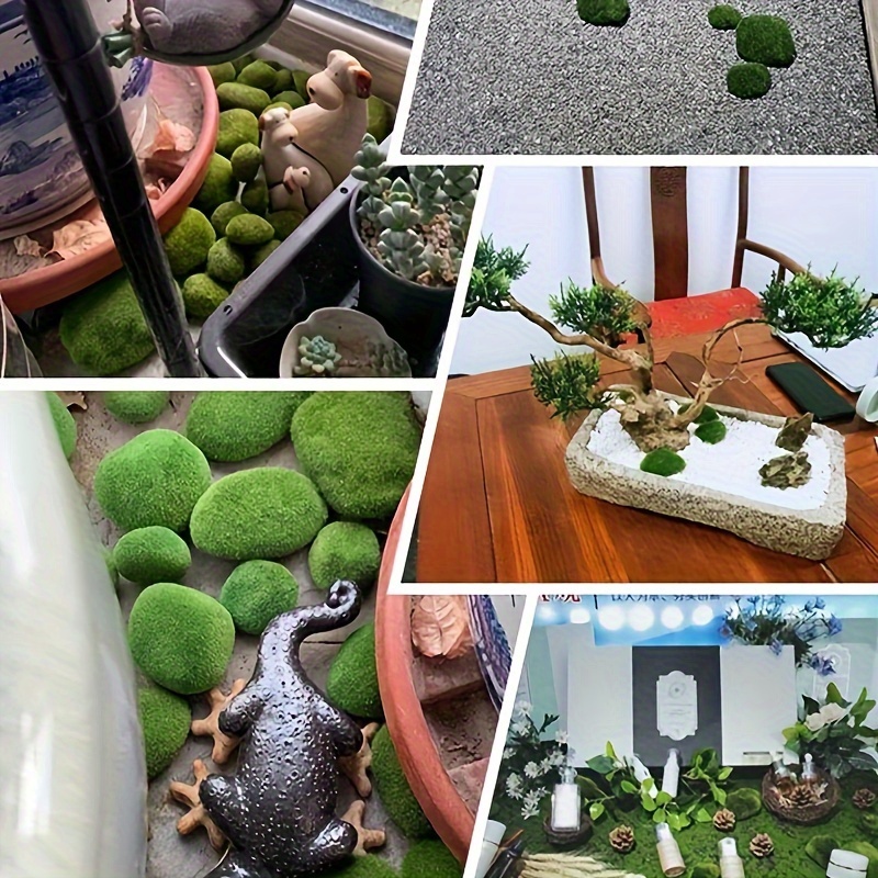 

10pcs Artificial Moss Plant - Used For Diy Bonsai And Aquarium Decoration