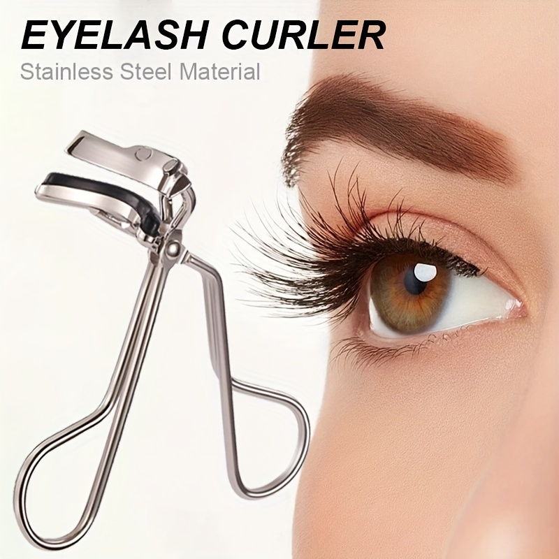 

The Stainless Steel Eyelash Curler Comes With Silicone Strip Replacements. The Structure Fits Shape Better And With . Suitable For Beginners.