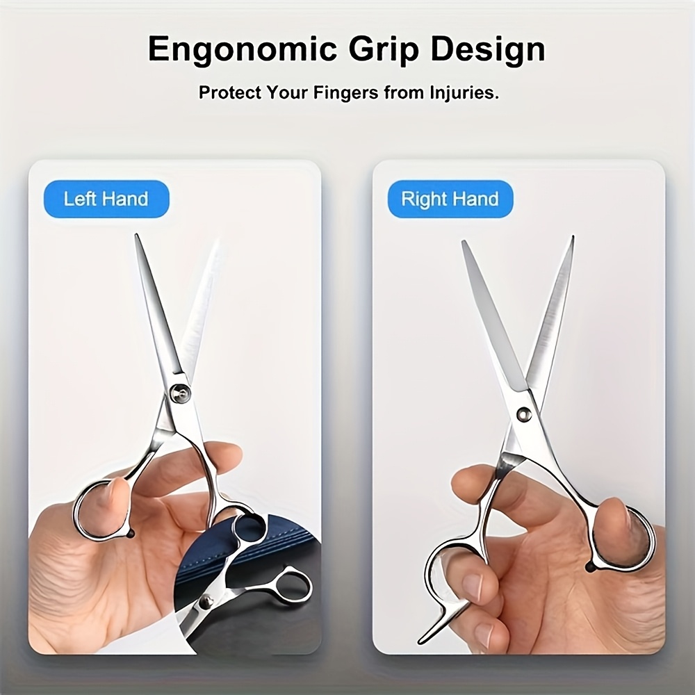 Professional Barber Scissors Set, Ergonomic 6.5-Inch Cutting Scissors