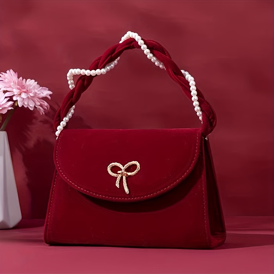 Image of Wedding Bag, Niche, High-end Feel, 2025 New Style Fashion Crossbody Bag, Bag, Bride Wedding Handbag For Women