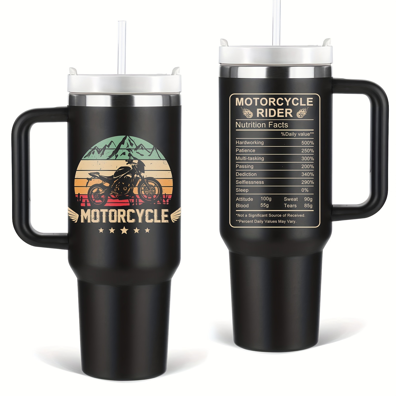 

1pc , Cup Mug, Motorists , Motorists Cup, Steel And 40 Oz, For Men, Motorists, Motorists For ,