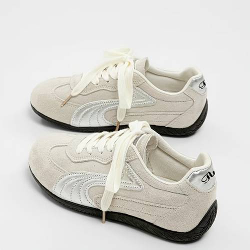 item picture womens spring autumn thin sole versatile flat shoes student campus outdoor leisure shoes women shoes sneakers