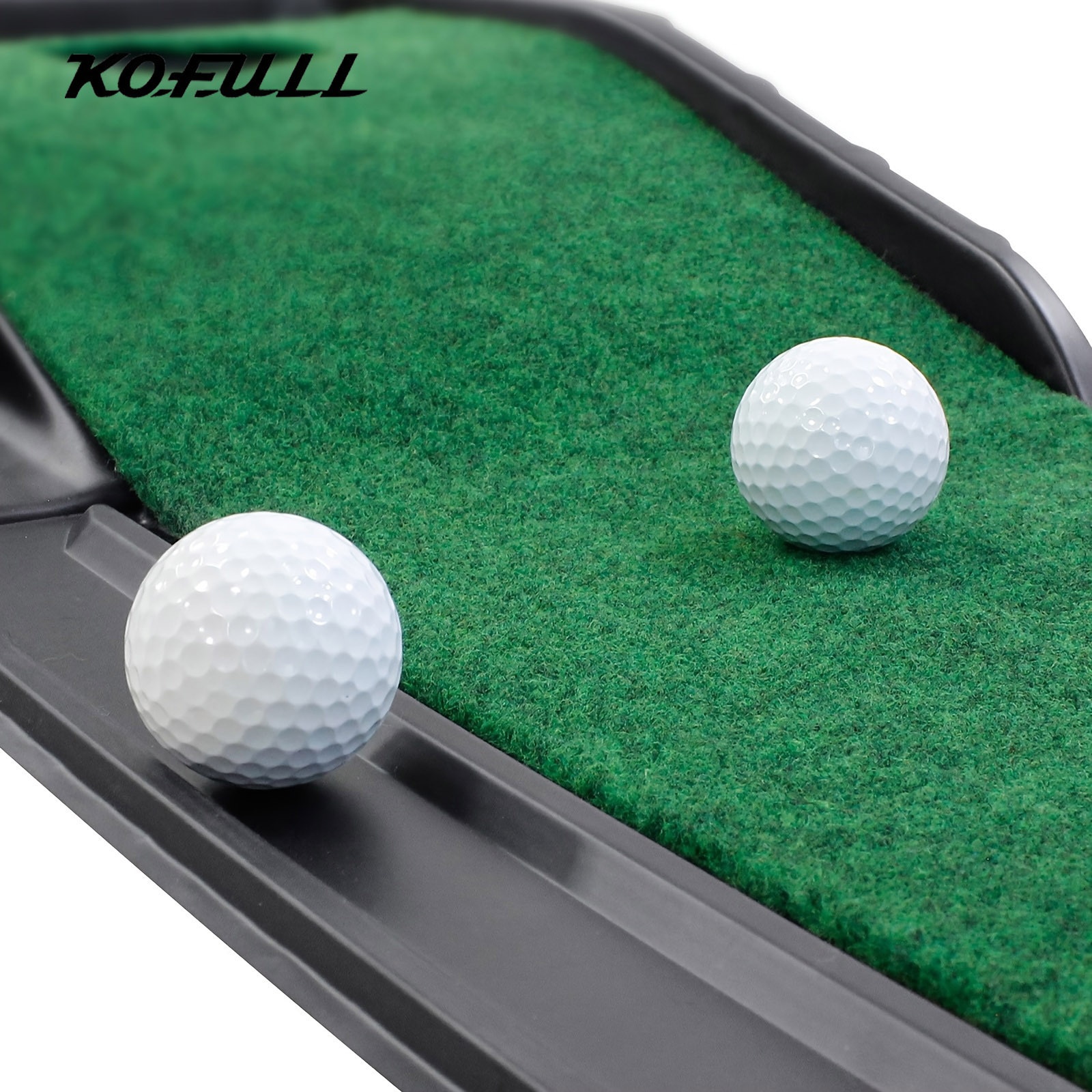 KOFULL Indoor Golf Putting Mat with Auto-Ball Return