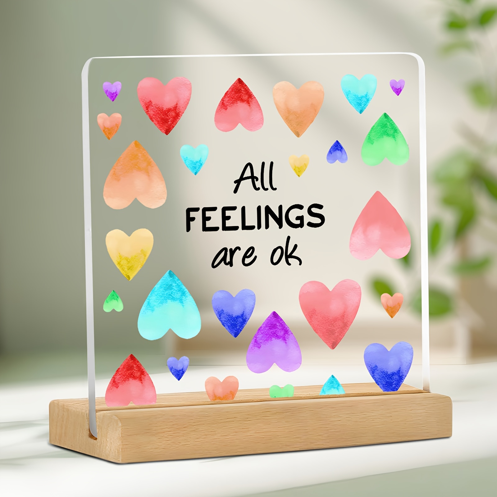 Make-up-Tasche Mit Mental-Health-Spruch – Motivationsgeschenk Für Frauen, 19x25 Cm