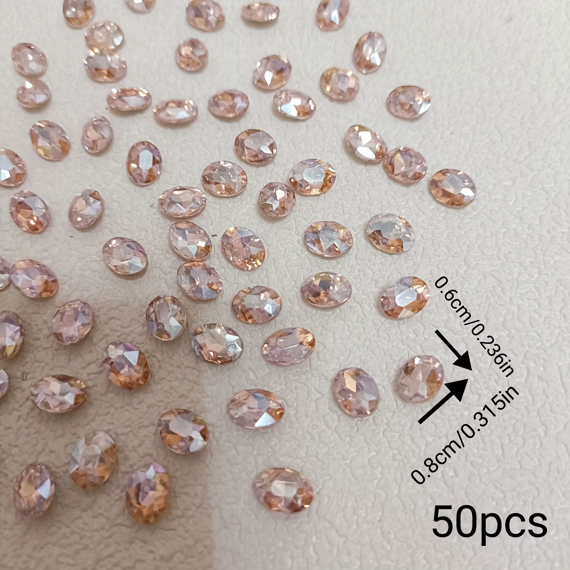 

50pcs K9 Rhinestones - For Diy Art, Jewelry Making & Accessories | , For , Hairpieces, Crafts, , Footwear, & Phone Cases