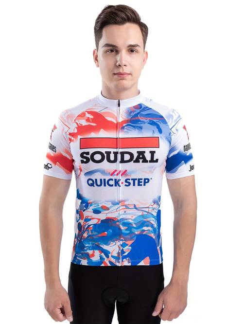 2025 team cycling jersey short sleeve summer tdf clothing road bicycle top mtb sports wear maillot
