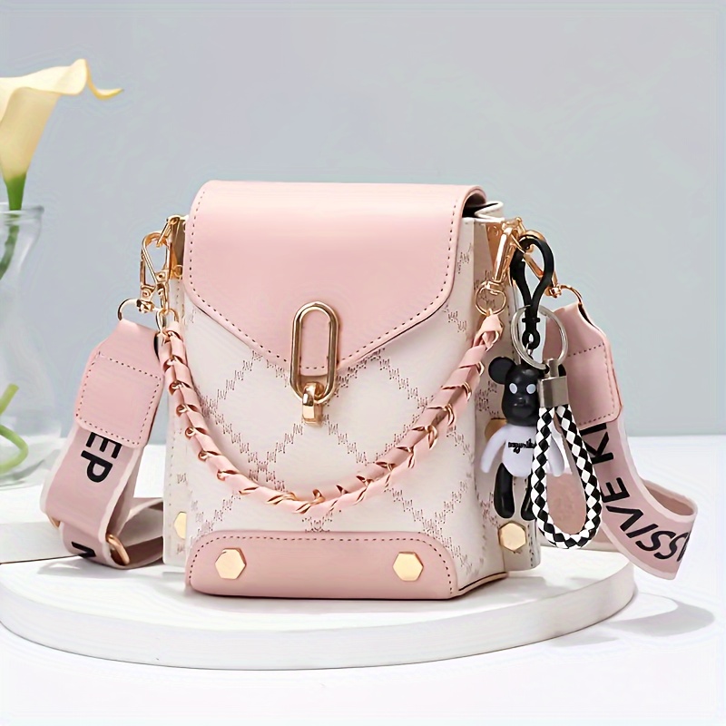 rhombus mini crossbody bag, trendy square mobile phone bag, women' decor handbag & coin purse | Check Out Today's Deals Now | Temu