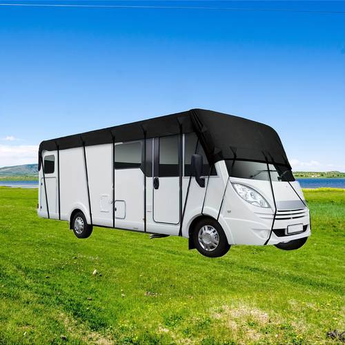 1pc Waterproof RV Roof Cover, RV Awning Cloth Protective Cover, Windproof Dustproof Sunshade Cover 210D Oxford Cloth