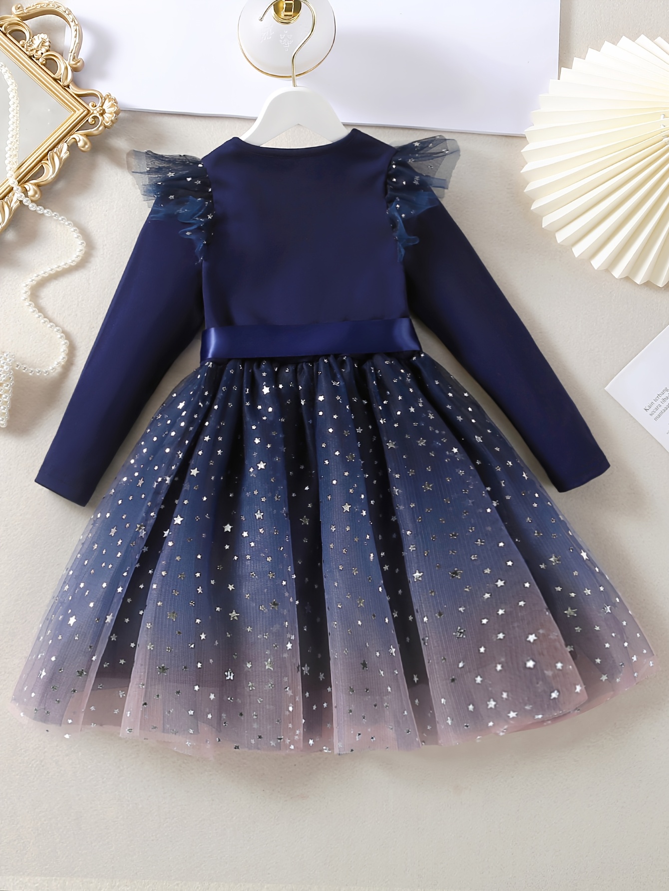 knee length dresses for ladies Sparkle Tulle Dress Starry Photography Gown Fashion Glitter Mesh Designer Prom Dress Long Yewen YW010 24W / Custom Colors