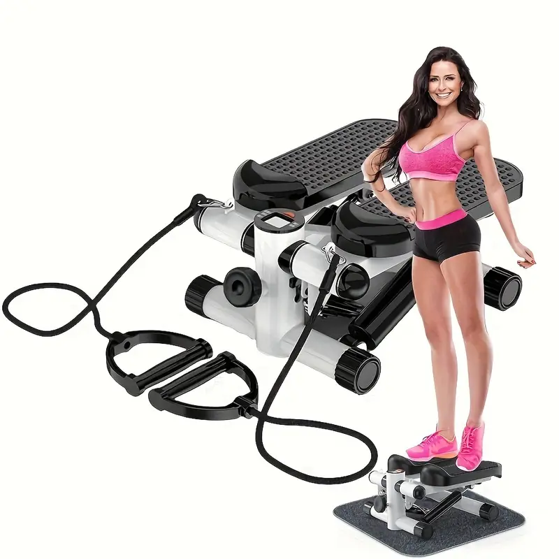 1pc fitness stepper for exercise mini fitness machine with band suitable for leg training full body workout details 1