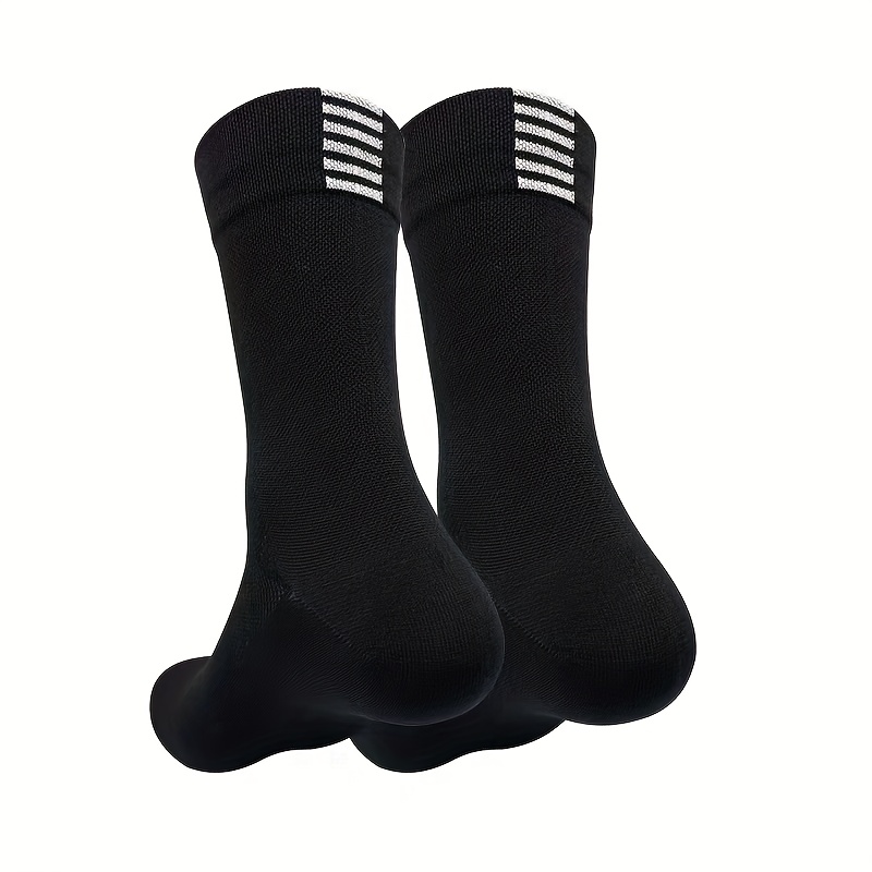 TEMU A Set Of Cycling Sports Socks That Are Elastic, Resistant To Deformation, And Provide A . Mid-calf Socks Are Designed To Sweat And , Making Them